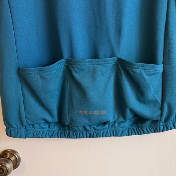Pearl Izumi Men's Quest Jersey Size XL Color Ocean Blue EUC - Picture 3 of 5